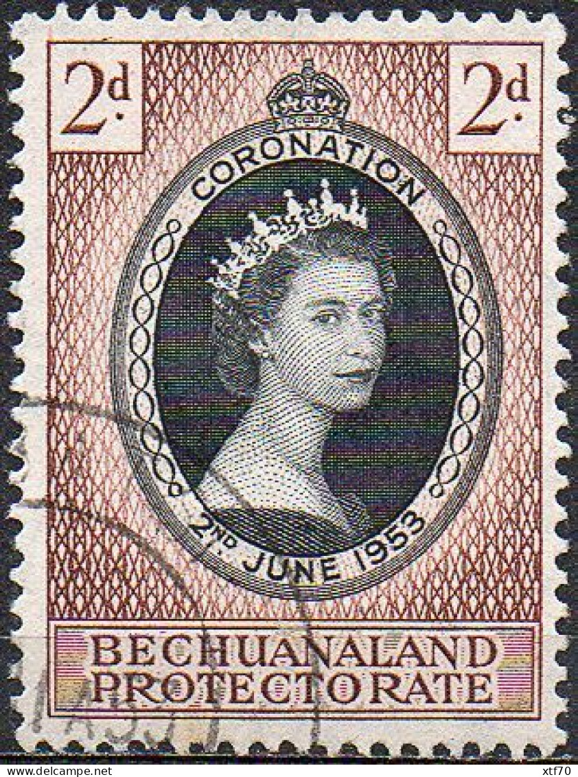 BECHUANALAND 1953 Coronation - 1885-1964 Herrschaft Von Bechuanaland