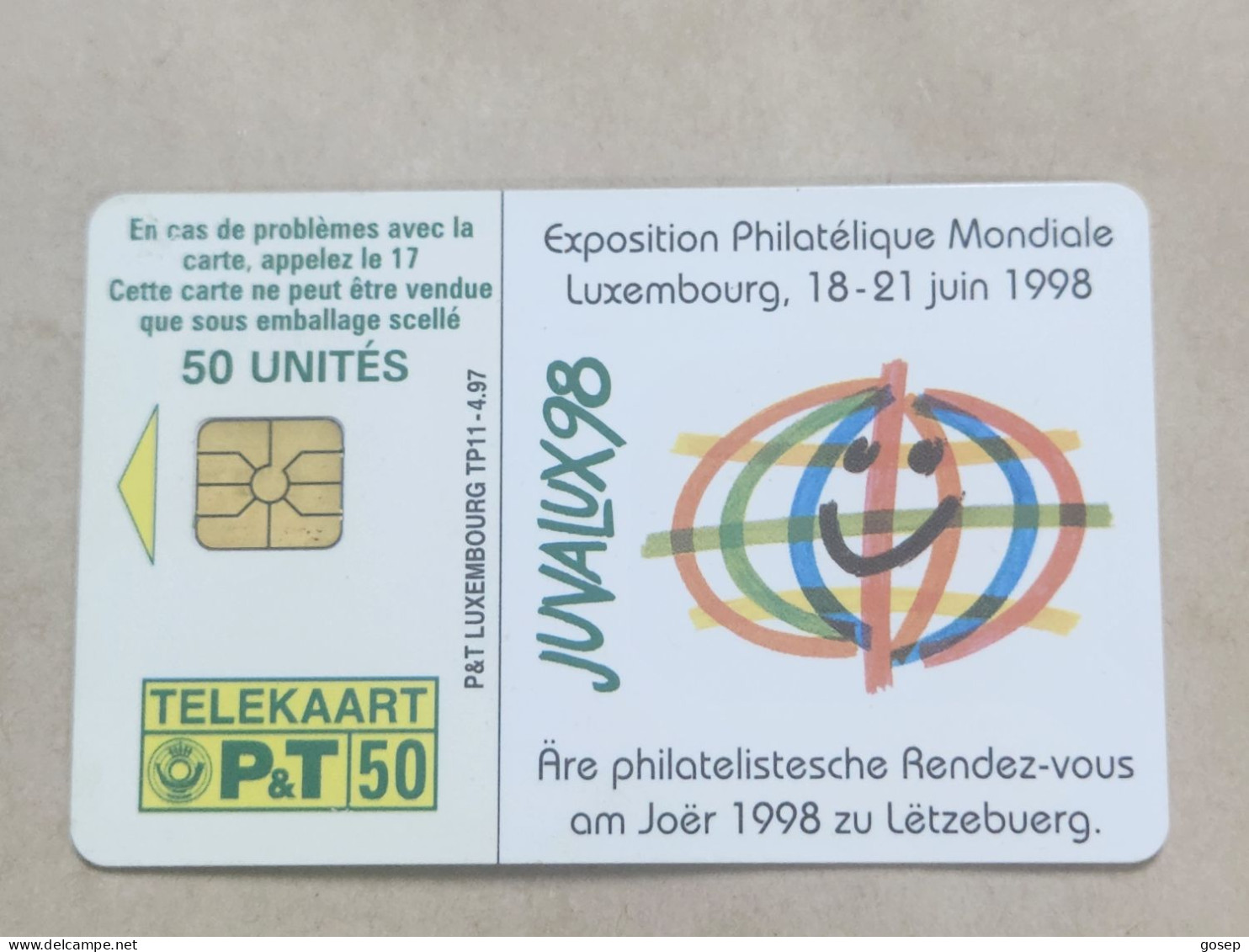 LUXEMBOURG-(TP11)-Juvalux 98-(28)-(tirage-?)-(50units)-(01.04.1997)-used Card - Luxemburgo