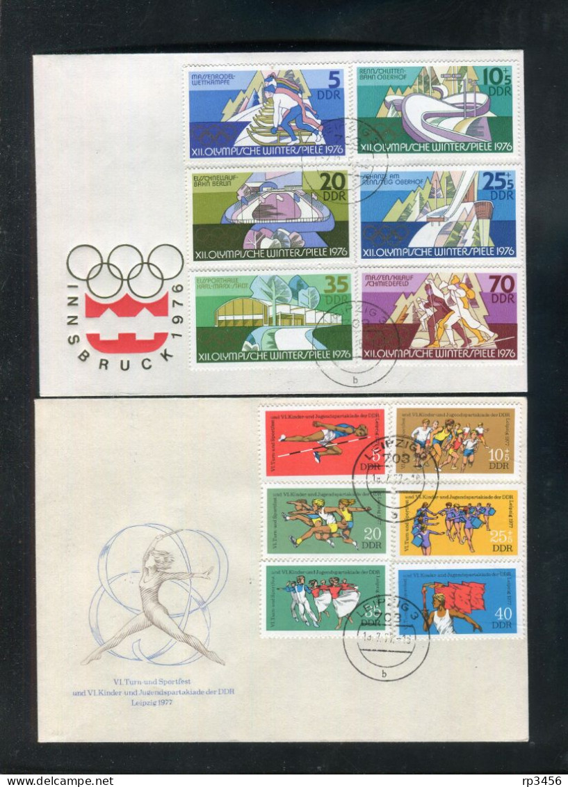 "DDR" 4 FDC, Vgl. Fotos (C939) - 1971-1980