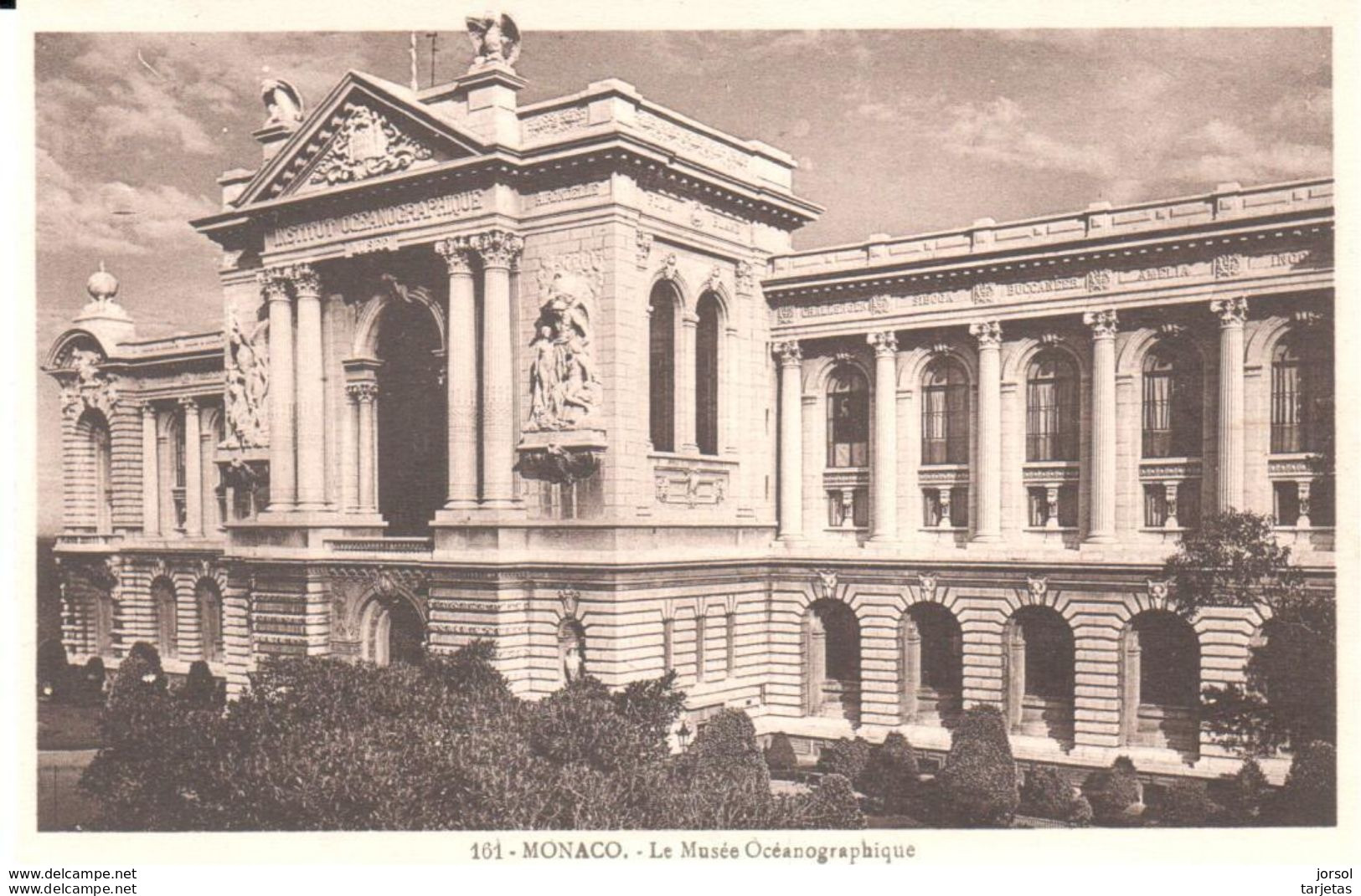 POSTAL  -MONACO  -EL MUSEO OCEANOGRAFICO  ( LE MUSÉE OCÉANOGRAPHIQUE ) - Ozeanographisches Museum