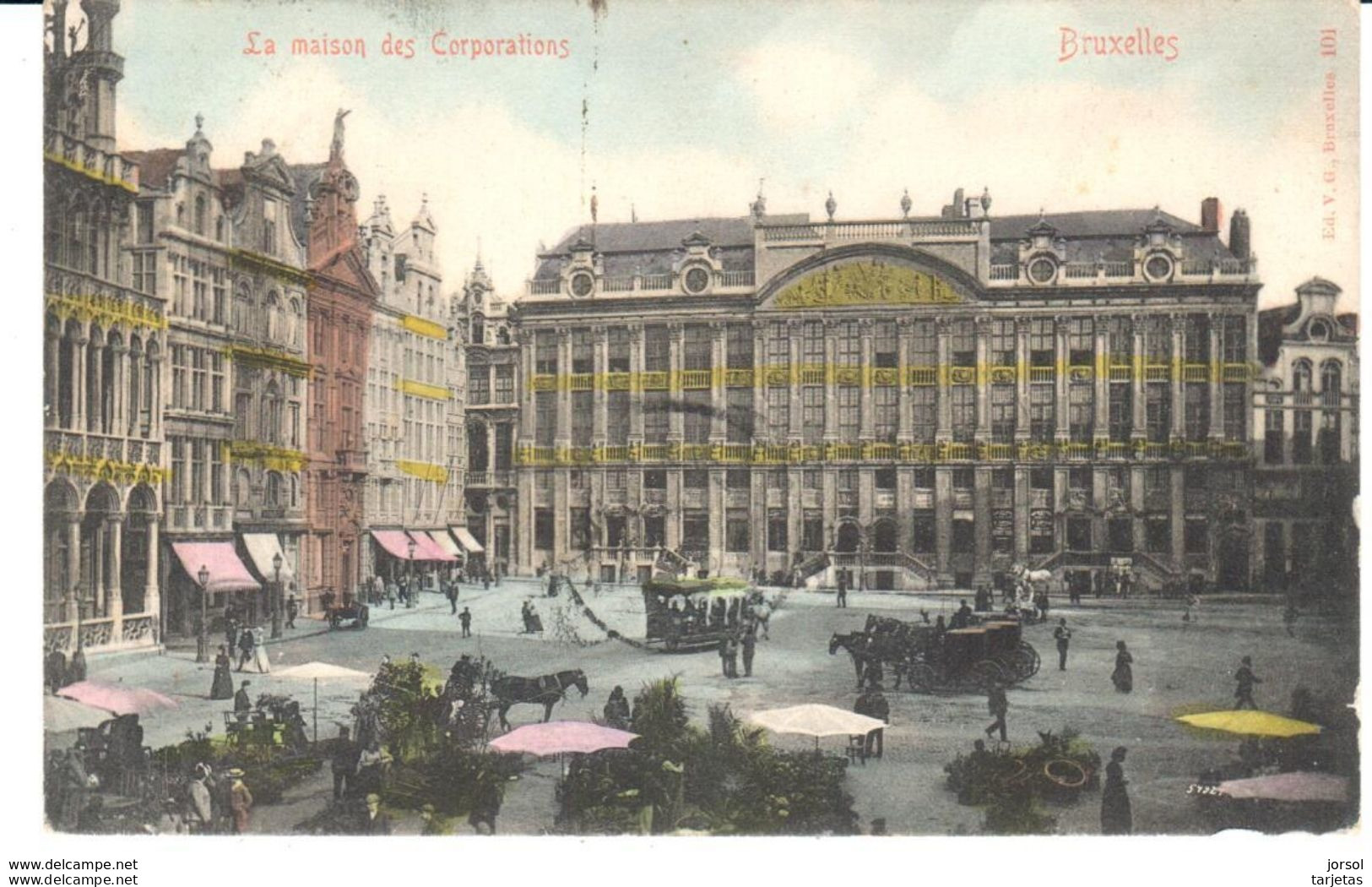 POSTAL    BRUSELAS  - BELGICA  - LA MAISON DES CORPORATIONS - European Community