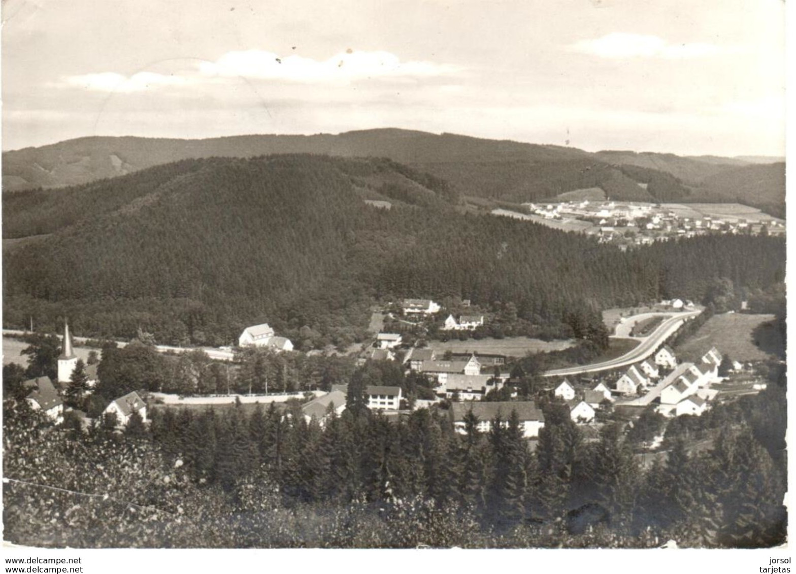 POSTAL    BERGNEUSTADT  -ALEMANIA  -VISTA PARCIAL - Bergneustadt