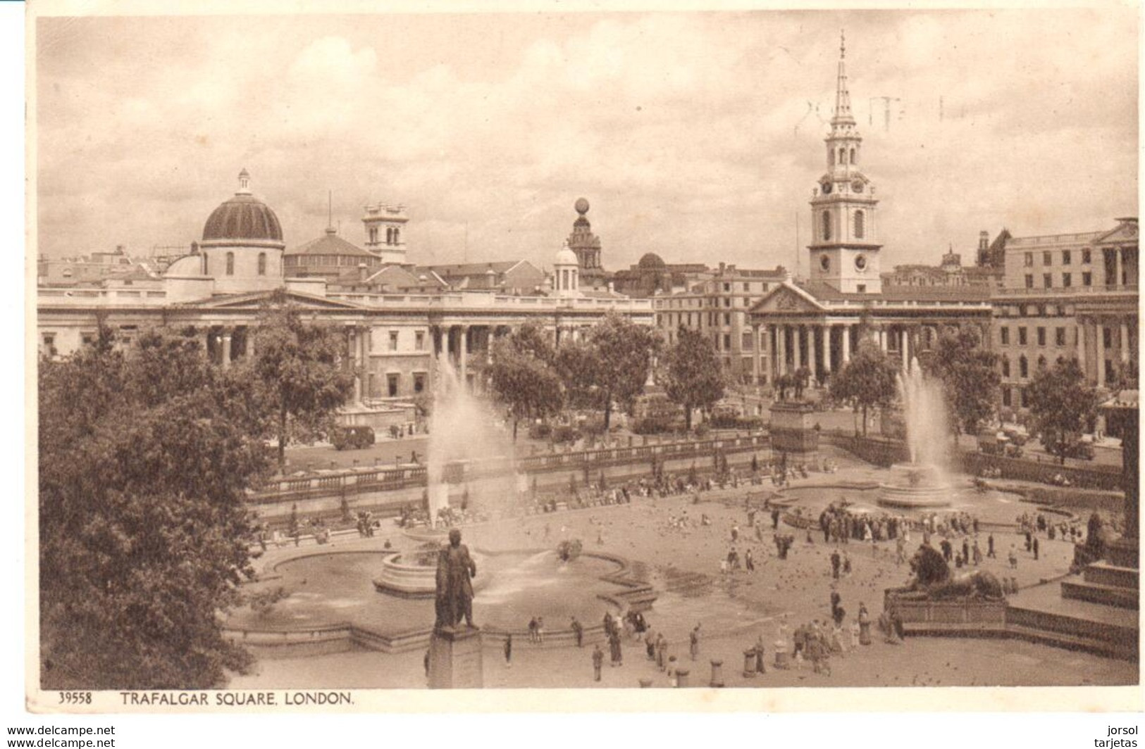 POSTAL   LONDON  -INGLATERRA -TRAFALGAR SQUARE - Trafalgar Square