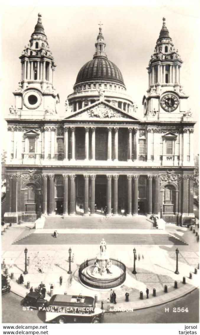 POSTAL   LONDRES  -INGLATERRA  - ST. PAUL'S CATHEDRAL - St. Paul's Cathedral