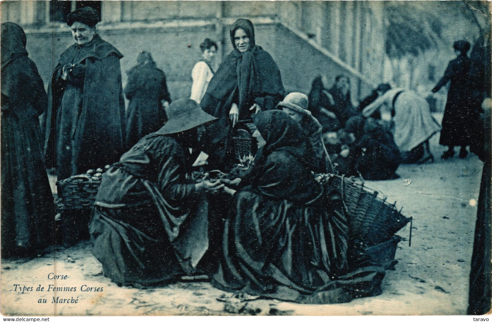 CORSE -- AJACCIO - Femmes Au Marché - Superbe Cliché De A. Tomasi - Ajaccio