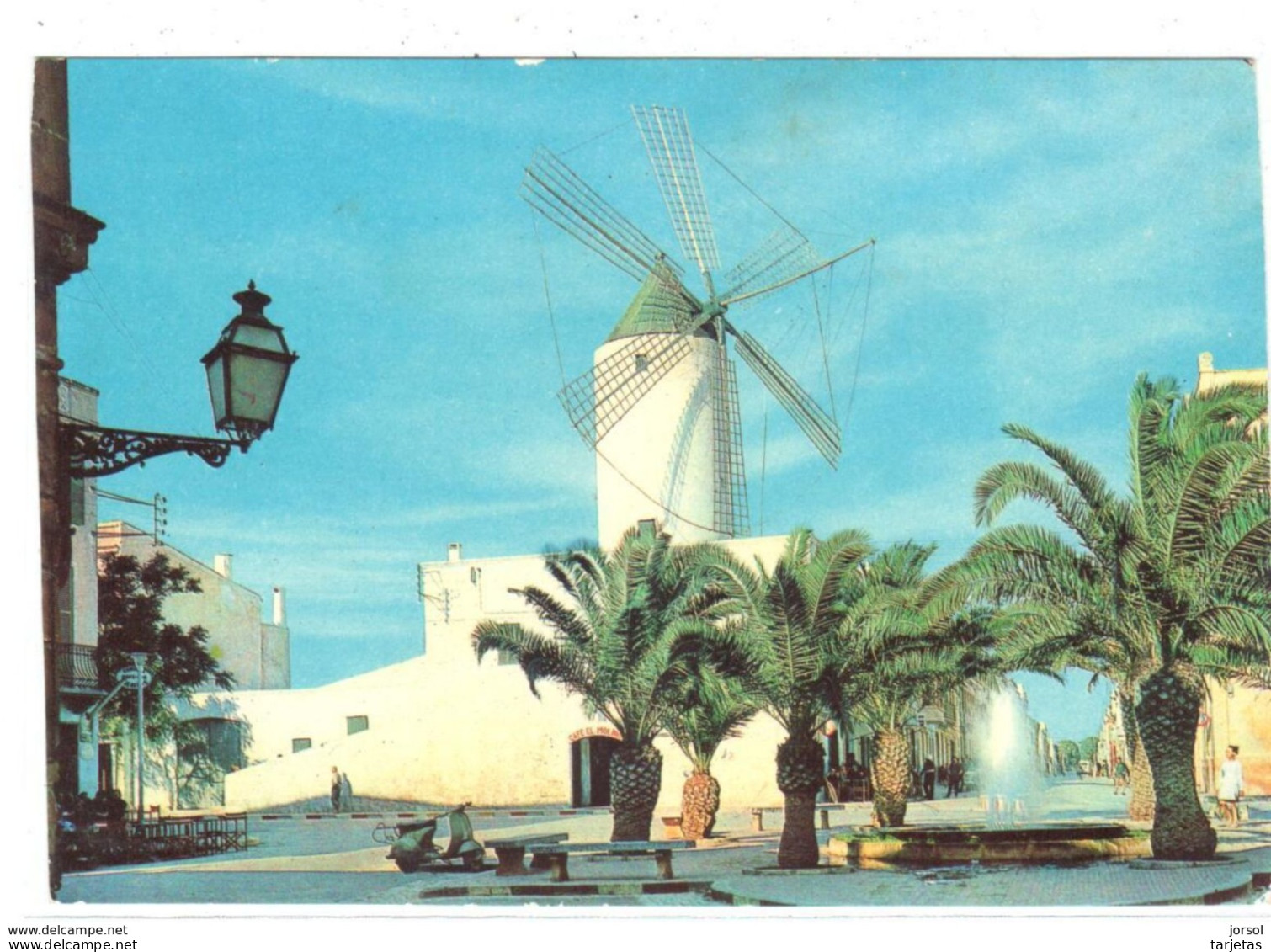 POSTAL   MENORCA  -BALEARES  - MOLINO DE VIENTO EN CIUDADELA  ( EDIC. HERNANDO ) - Menorca