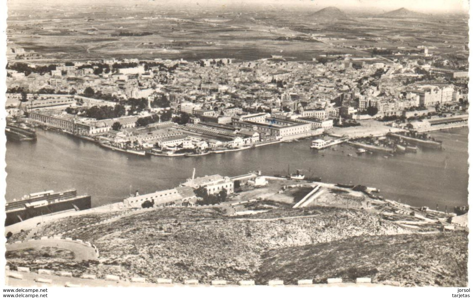 POSTAL   CARTAGENA  -MURCIA  - VISTA DEL PUERTO Y VISTA GENERAL - Murcia