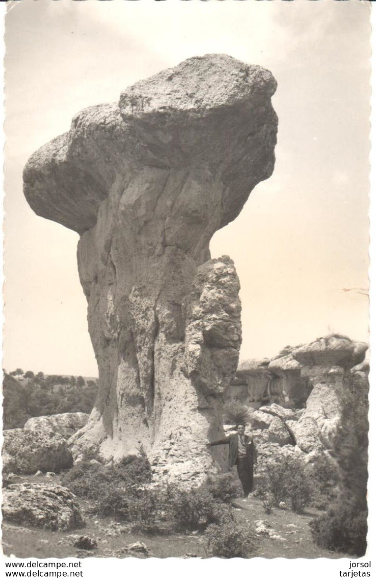 POSTAL  CUENCA  -ESPAÑA  - LA CIUDAD ENCANTADA-EL TOMILLO - Cuenca