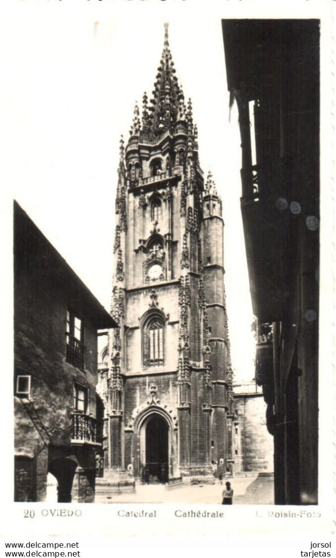 POSTAL   OVIEDO  -ASTURIAS  - LA CATEDRAL - Asturias (Oviedo)