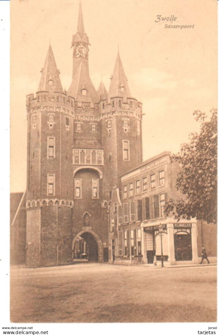 POSTAL   ZWOLLE  - PAISES BAJOS  - SASSENPOORT - Zwolle