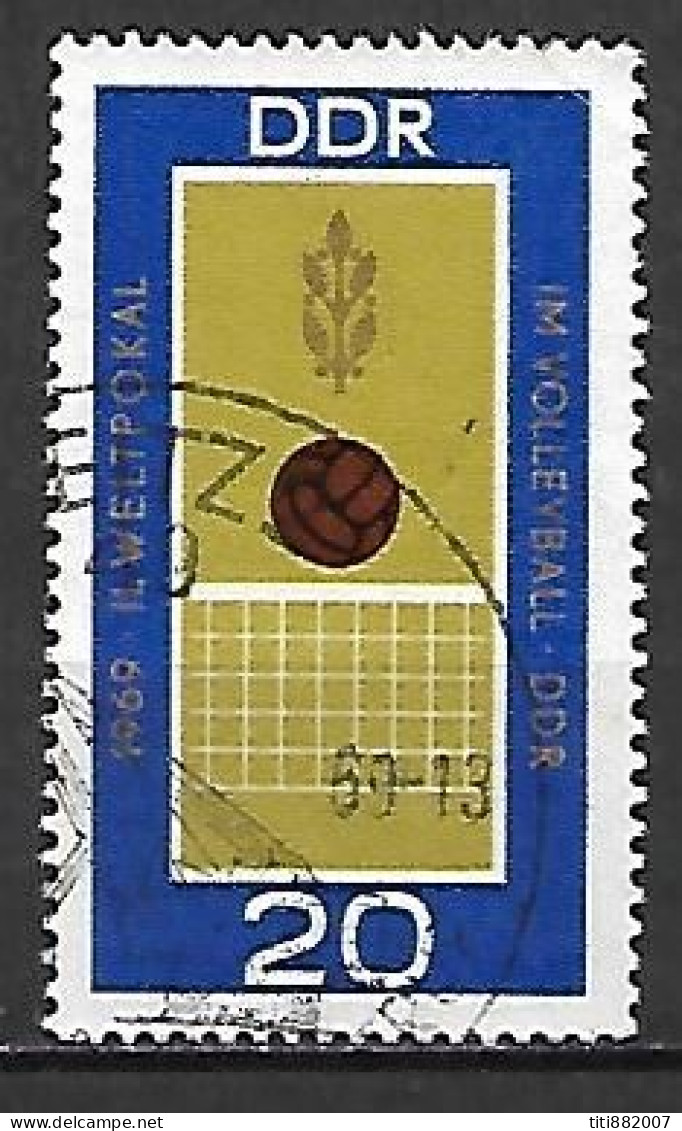 RDA   /   DDR.     1969.     VOLLEY - BALL   -   Oblitéré - Pallavolo