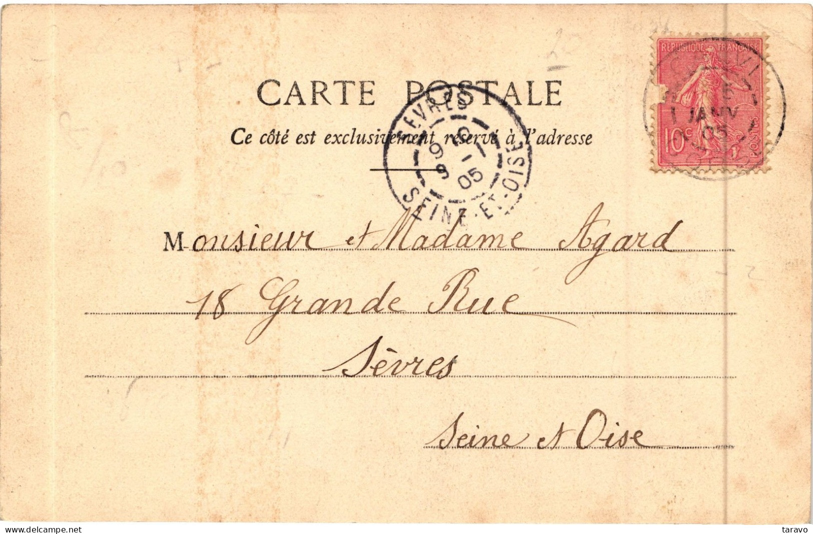 CORSE - Le Départ Du Conscrit - A Situer à CASTIRLA - Dos Simple 1905 J. Moretti - Other & Unclassified