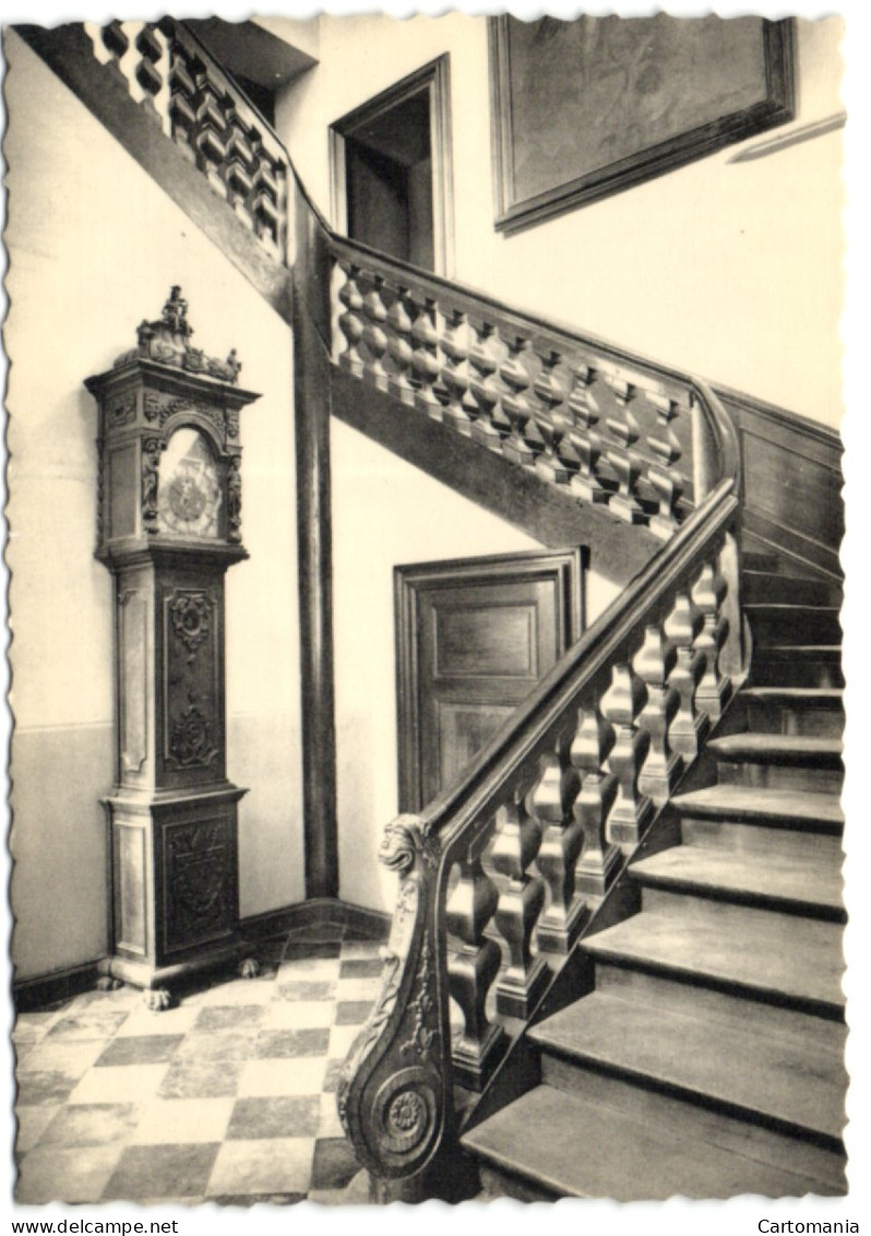 Abbaye Du Val Dieu - Escalier Conduisant Au Grand Salon - Horloge Du XVIIe Siècle - Aubel