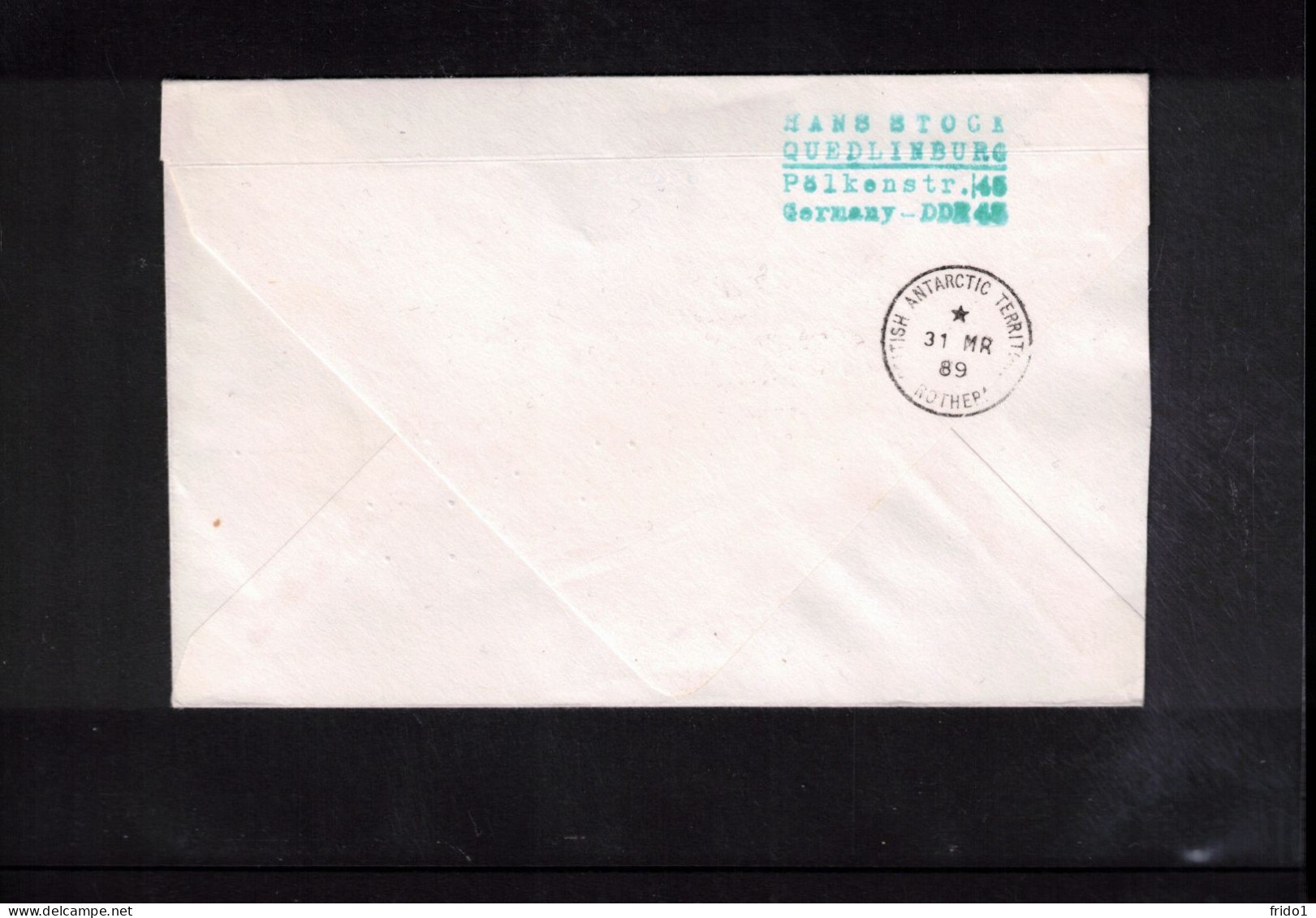 Monaco 1988 Letter To British Antarctic Territory Rothera Interesting  Letter - Lettres & Documents