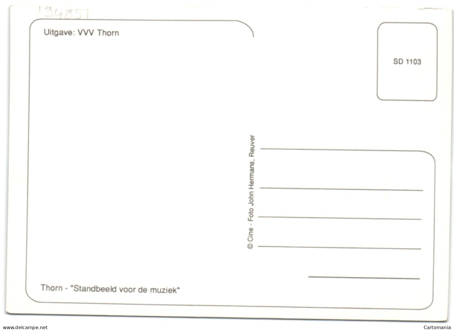 Thorn - Standbeeld Voor De Muziek - Thorn