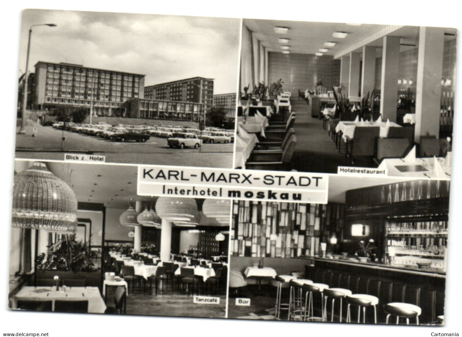 Karl-Marx-Stadt - Interhotel Moskau - Chemnitz (Karl-Marx-Stadt 1953-1990)