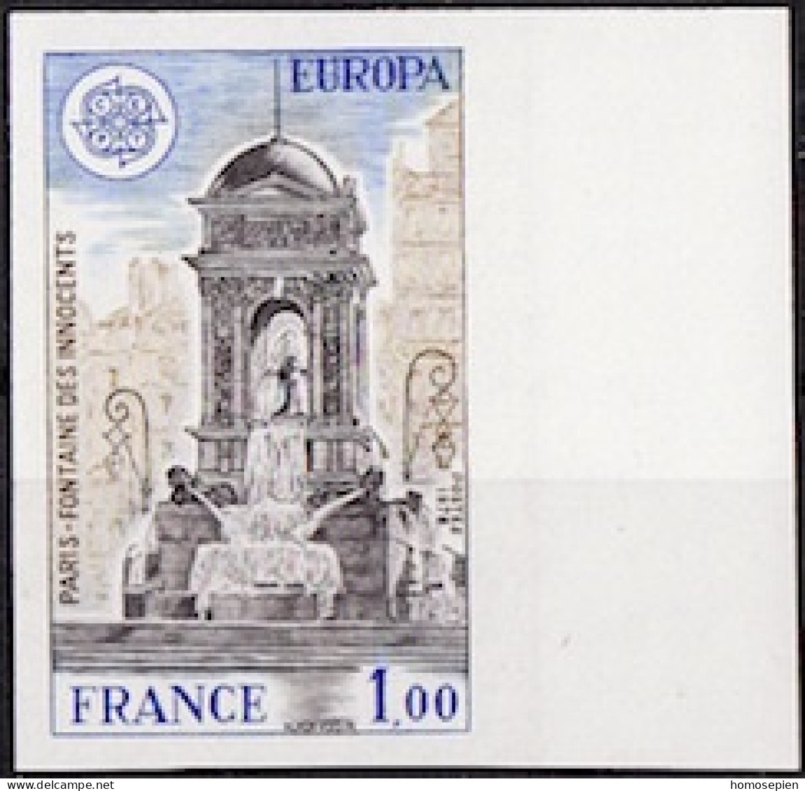 Europa CEPT 1978 France - Frankreich Y&T N°2008a - Michel N°2098U *** - 1f EUROPA - Non Dentelé - 1978