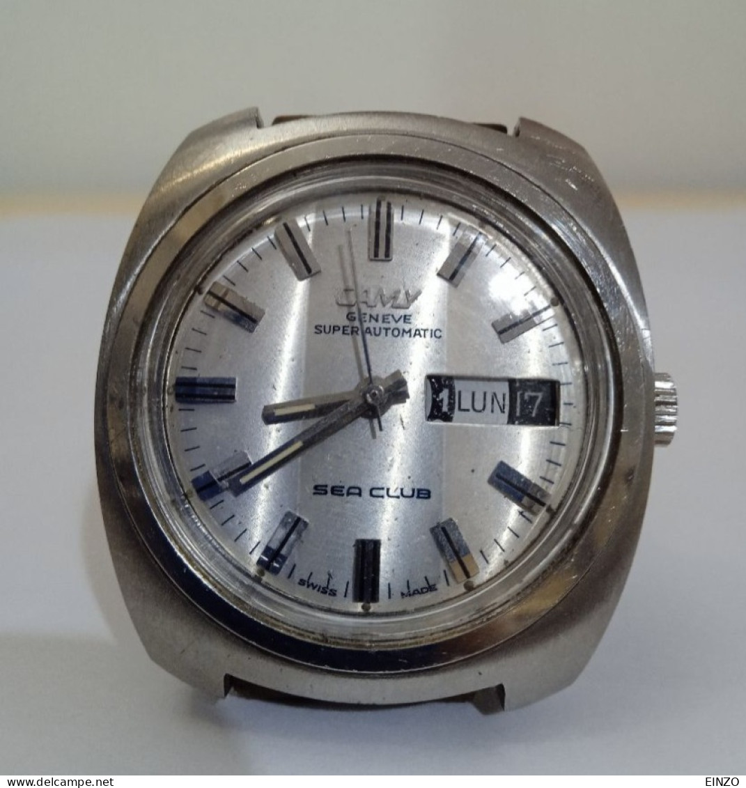 VINTAGE MONTRE CAMY GENÈVE Super Automatique SEA CLUB - Watches: Old