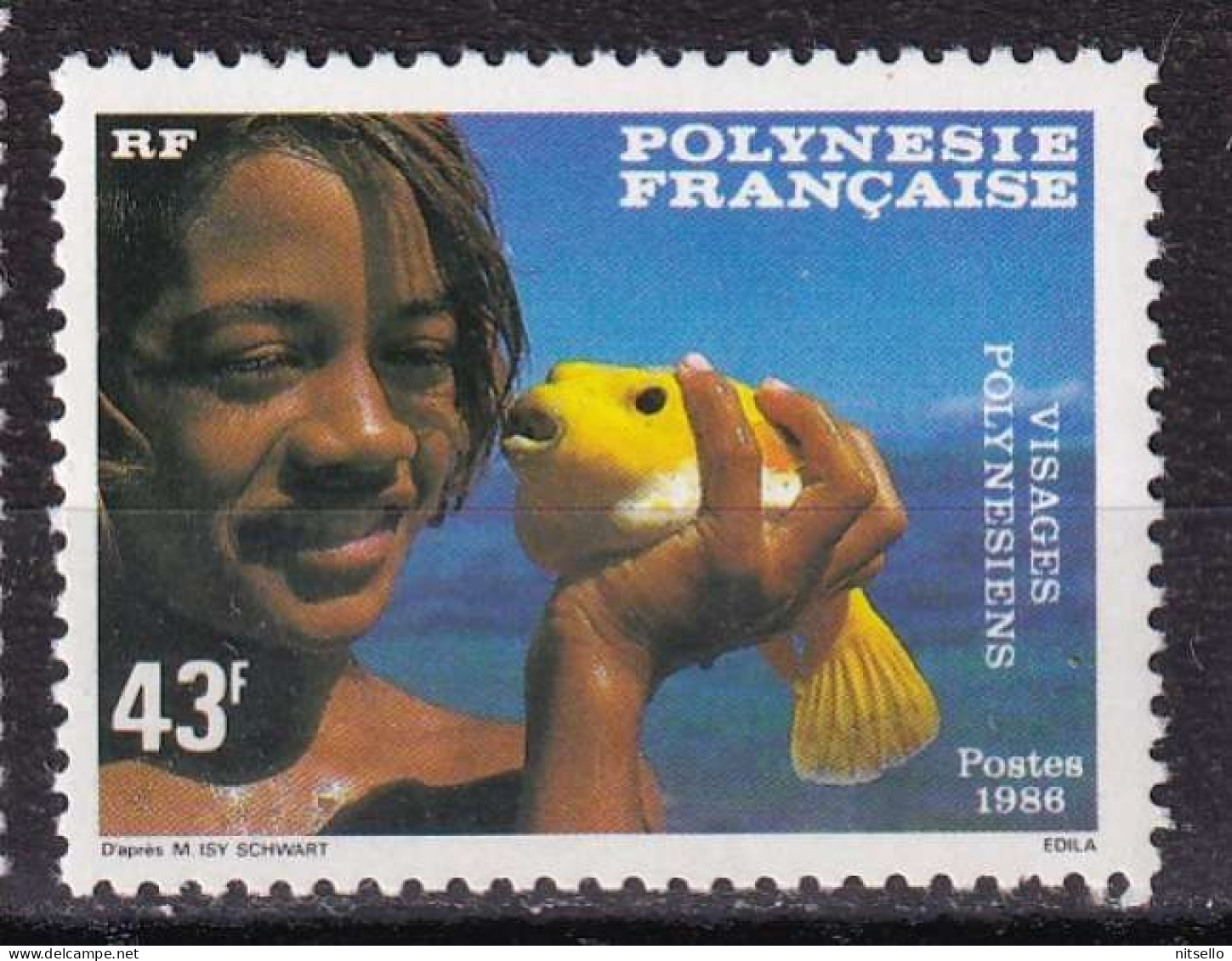 LOTE 2202 ///  (C020)  POLINESIA FRANCESA  - YVERT Nº: 249 **MNH  ¡¡¡ OFERTA - LIQUIDATION - JE LIQUIDE !!! - Oblitérés