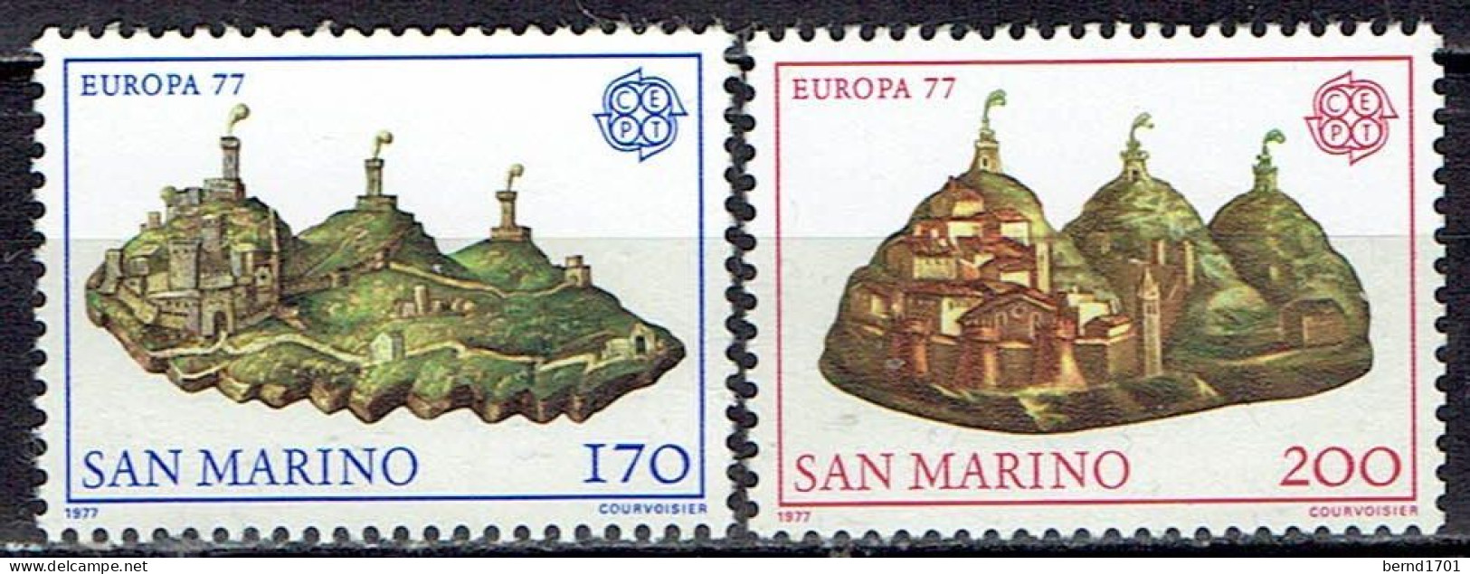 San Marino - Mi-Nr 1131/1132 Ungebraucht / MNH ** (e772) - 1977