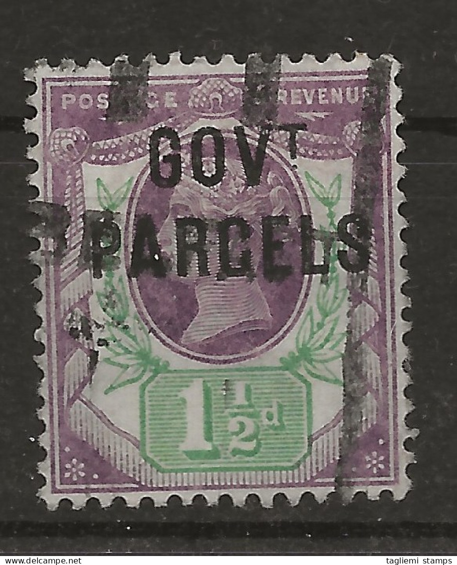 Great Britain, 1887, O 65, Government Parcels, Used - Gebraucht