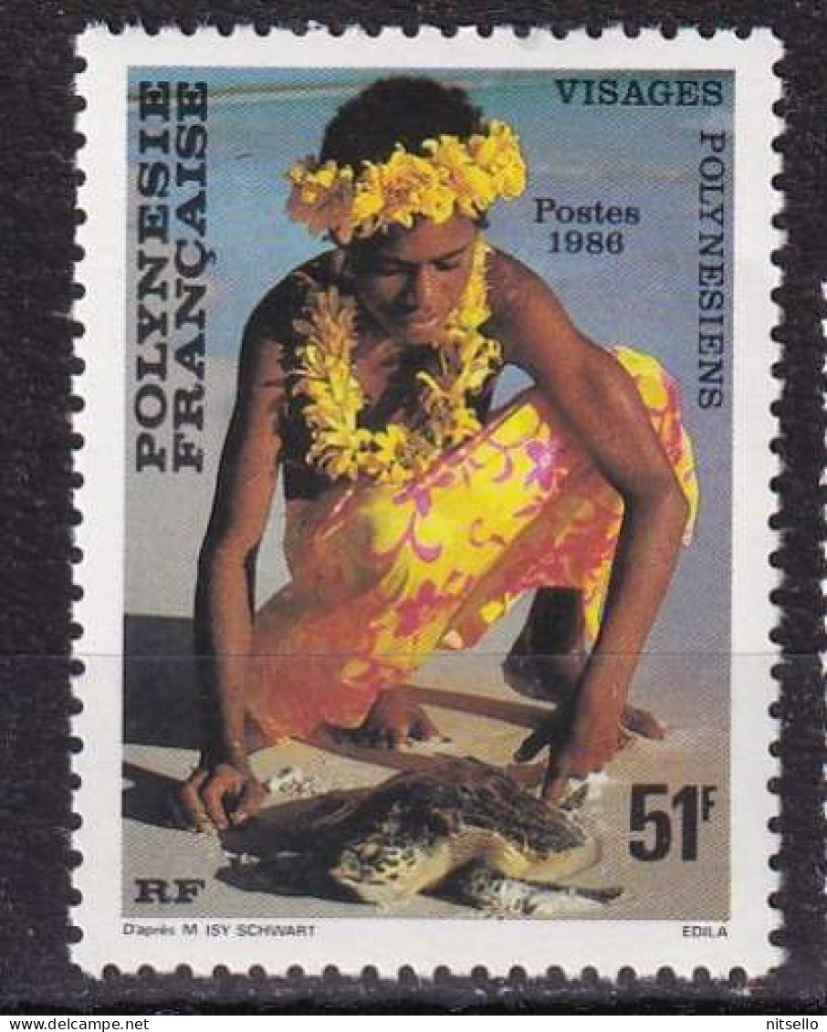 LOTE 2202 ///  (C020)  POLINESIA FRANCESA  - YVERT Nº: 251 MNH **  ¡¡¡ OFERTA - LIQUIDATION - JE LIQUIDE !!! - Usati