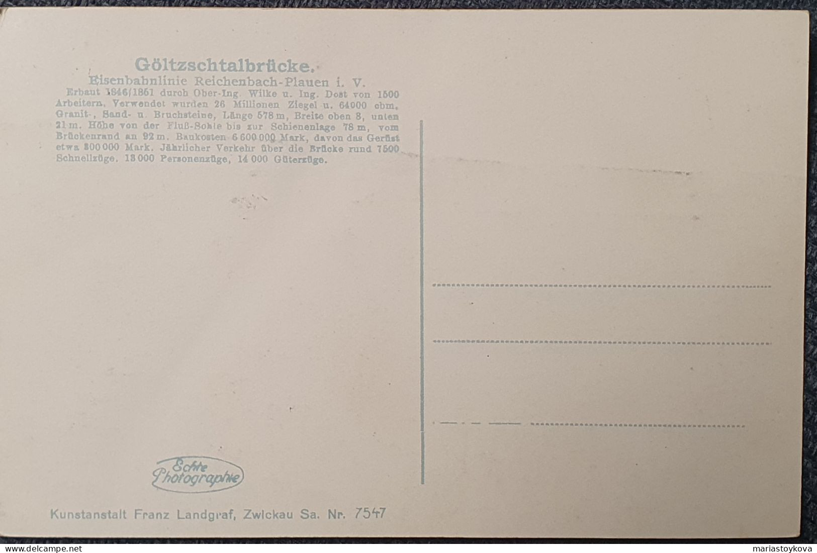 Göltzschtalbrücke Bei Netzschkau Im Vogtland Sachsen - Vogtland