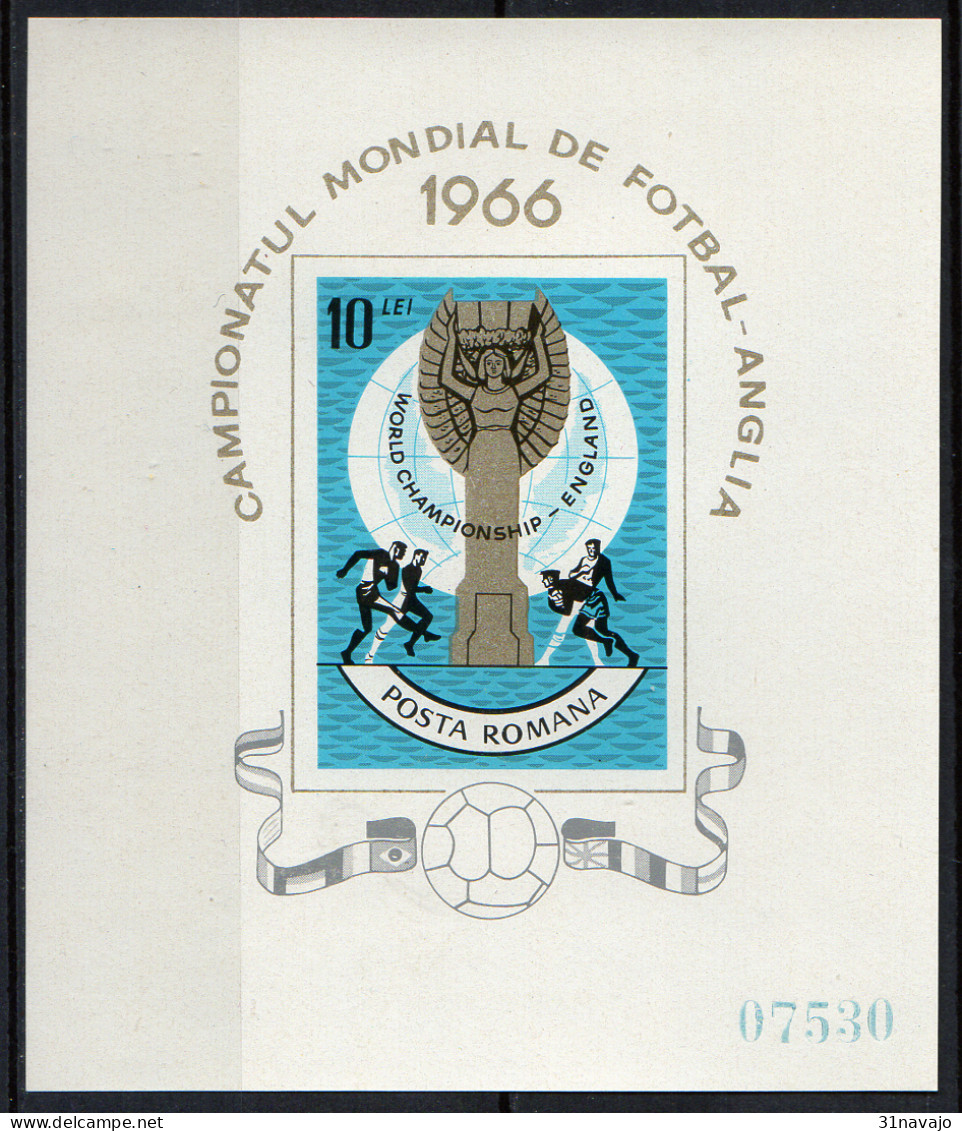 ROUMANIE - Coupe Du Monde De Football 1966 - 1966 – England