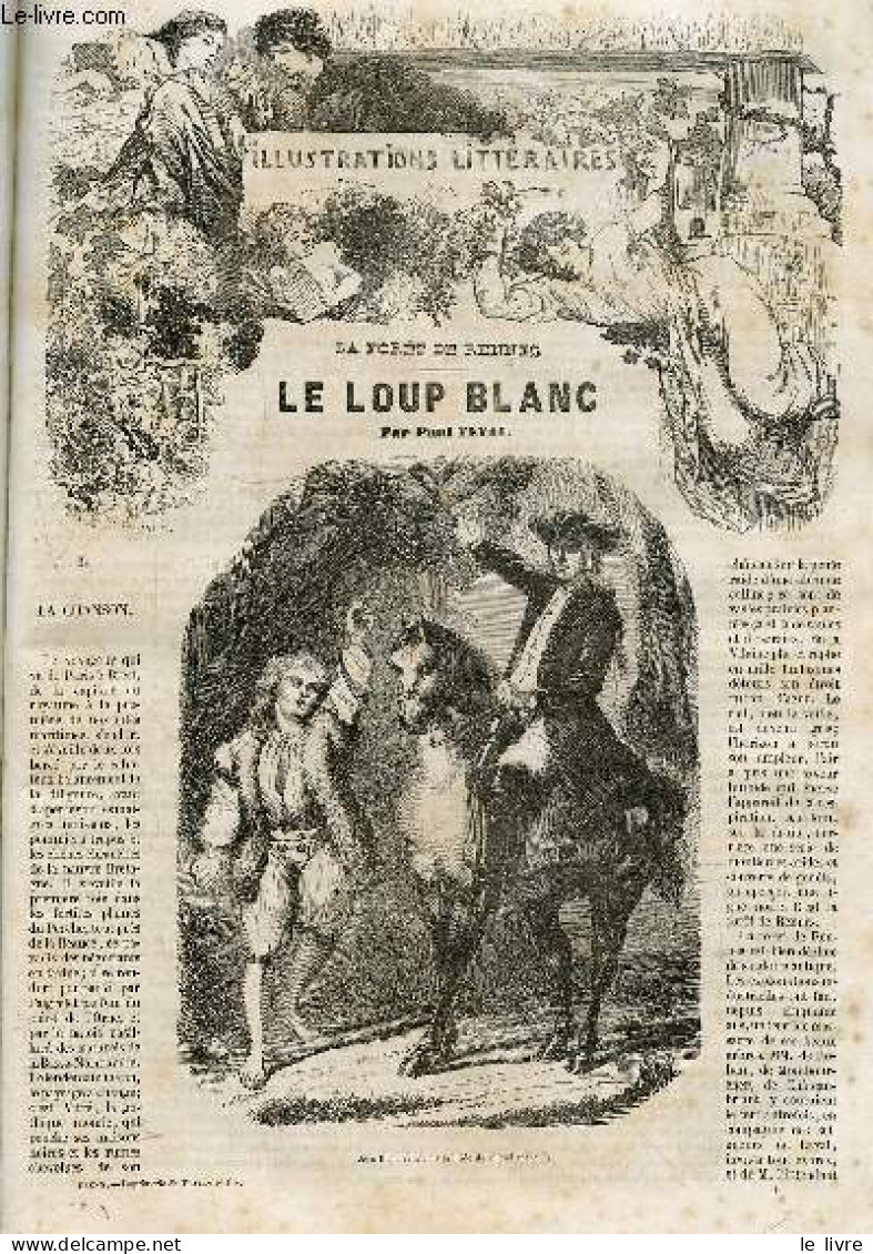Le Loup Blanc, La Foret De Rennes - Suivi De La Madonna Del Fuoco - Collection Illustrations Litteraires - FEVAL PAUL - - Valérian