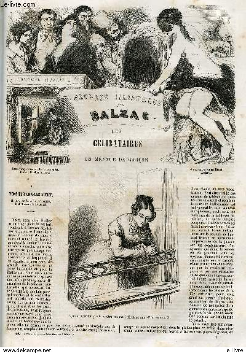 Les Celibataires, Un Menage De Garcons - Oeuvres Illustrees De Balzac, Comedie Humaine - HONORE DE BALZAC- Celestin Nant - Valérian