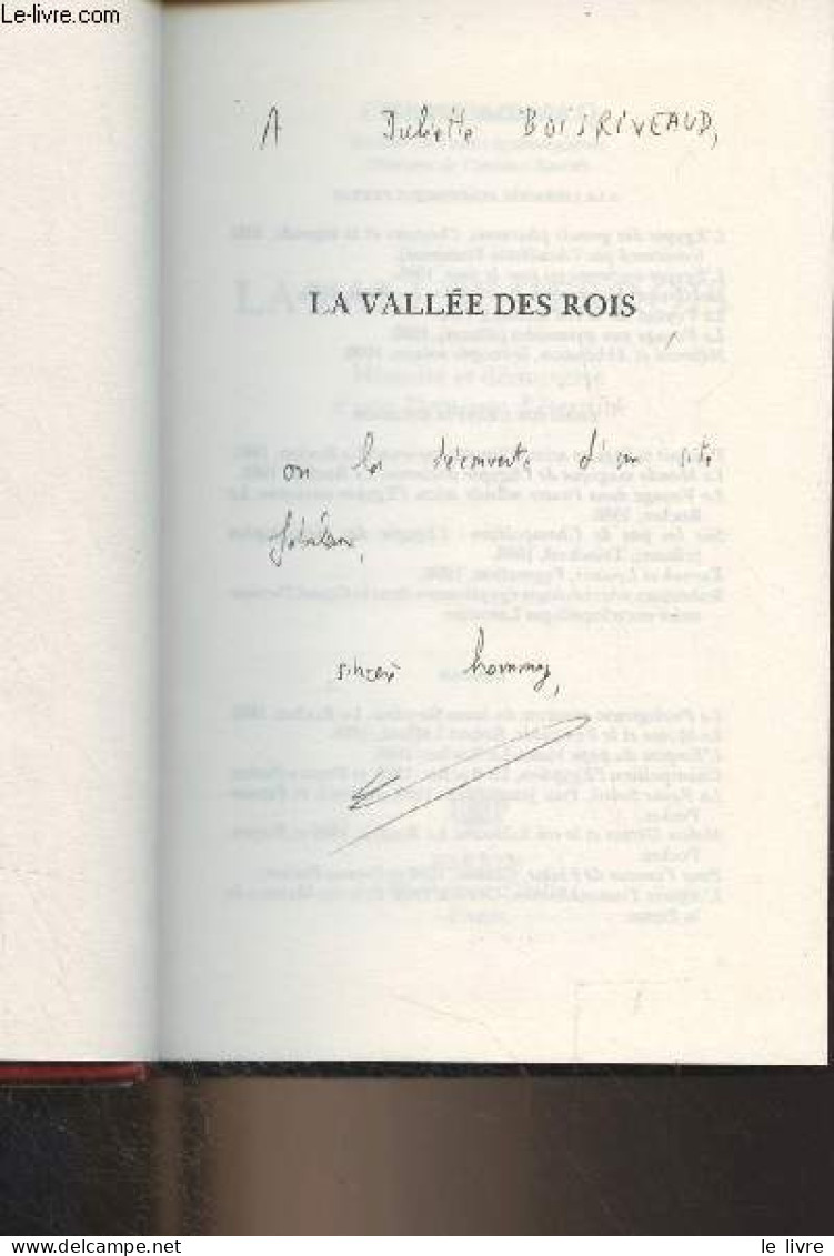 La Vallée Des Rois - Jacq Christian - 1992 - Libros Autografiados