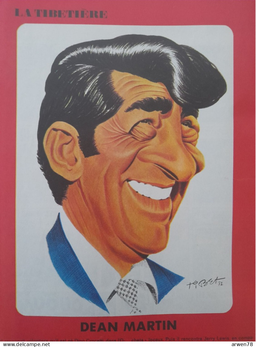 chez nous junior septembre 1972 michel vaillant cubitus modeste pompon go west chick bill caricature dean martin etc ...