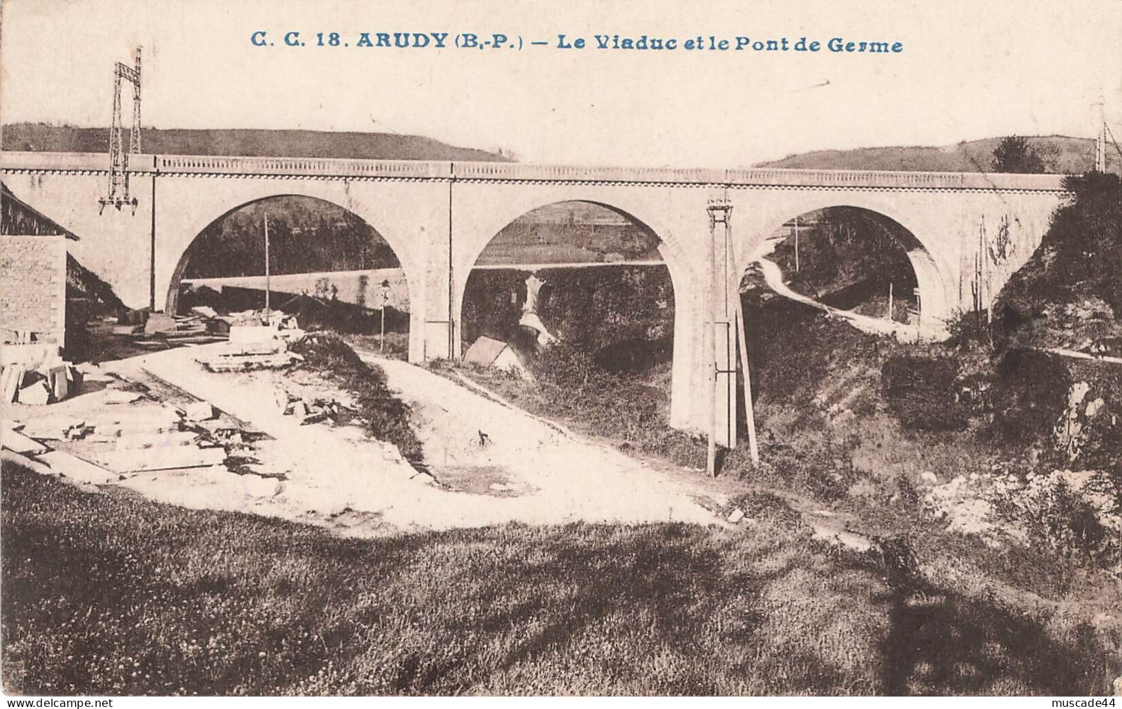 ARUDY - LE VIADUC ET LE PONTDE GERME - Arudy