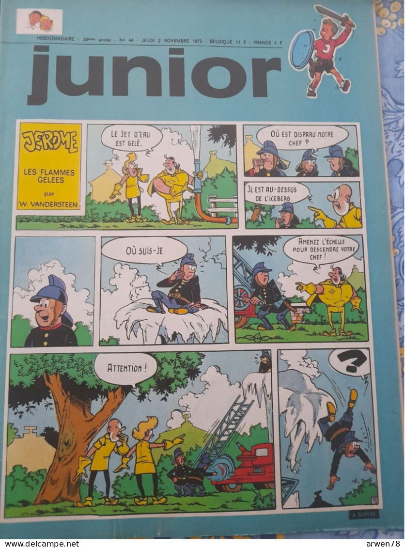 Chez Nous Junior Novembre1972 Michel Vaillant Ric Hochet Go West Chick Bill Comanche Caricature Barbra Streisand Etc ... - CANAL BD Magazine