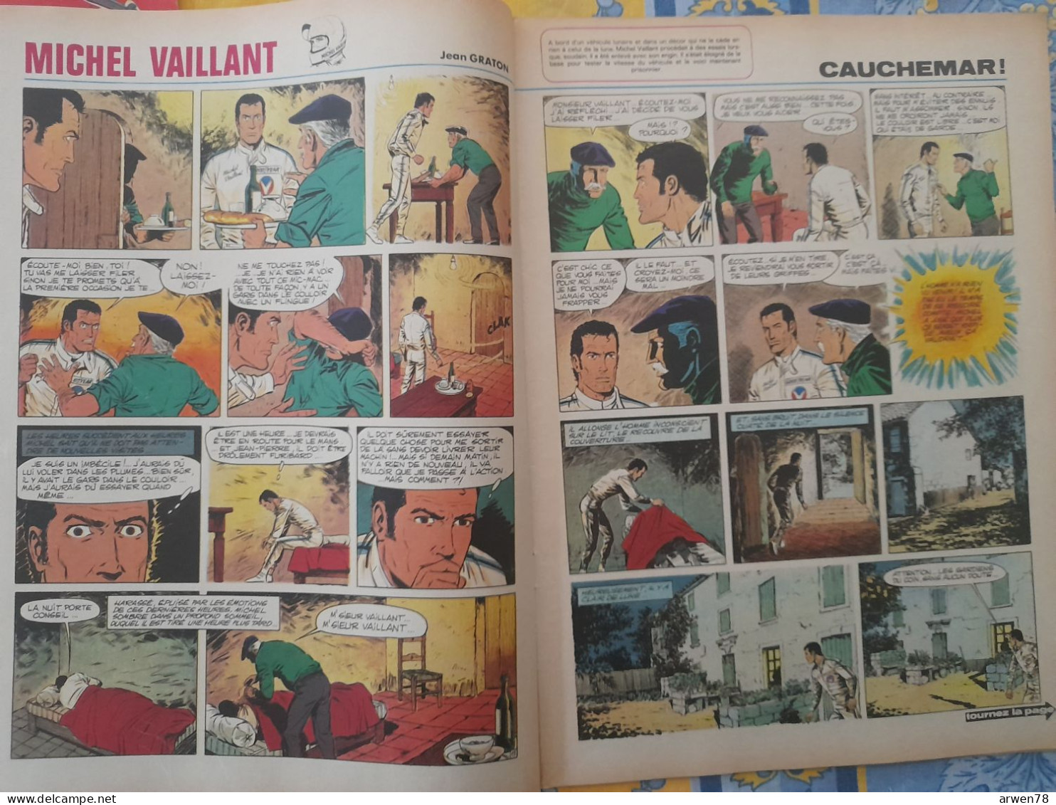 Chez Nous Junior Octobre1972 Michel Vaillant Go West Cubitus Caricature Piccoli Pub Peugeot 104 Etc ... - CANAL BD Magazine