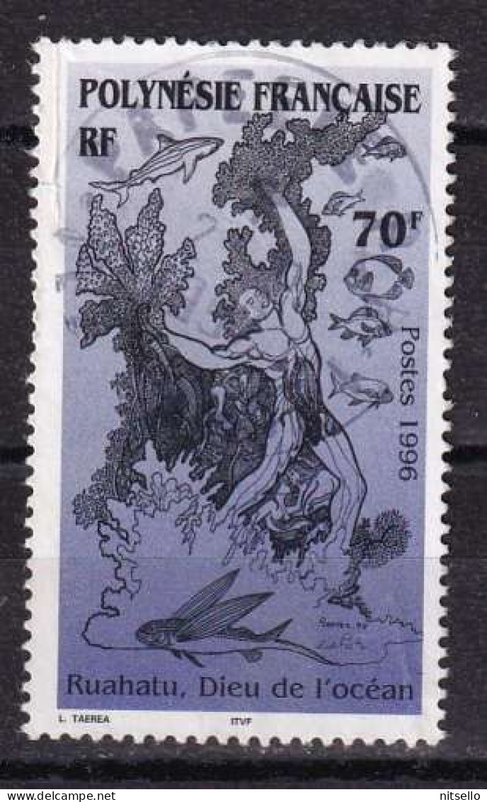 LOTE 2202A ///  (C035)  POLINESIA FRANCESA  - YVERT Nº:517  ¡¡¡ OFERTA - LIQUIDATION - JE LIQUIDE !!! - Used Stamps
