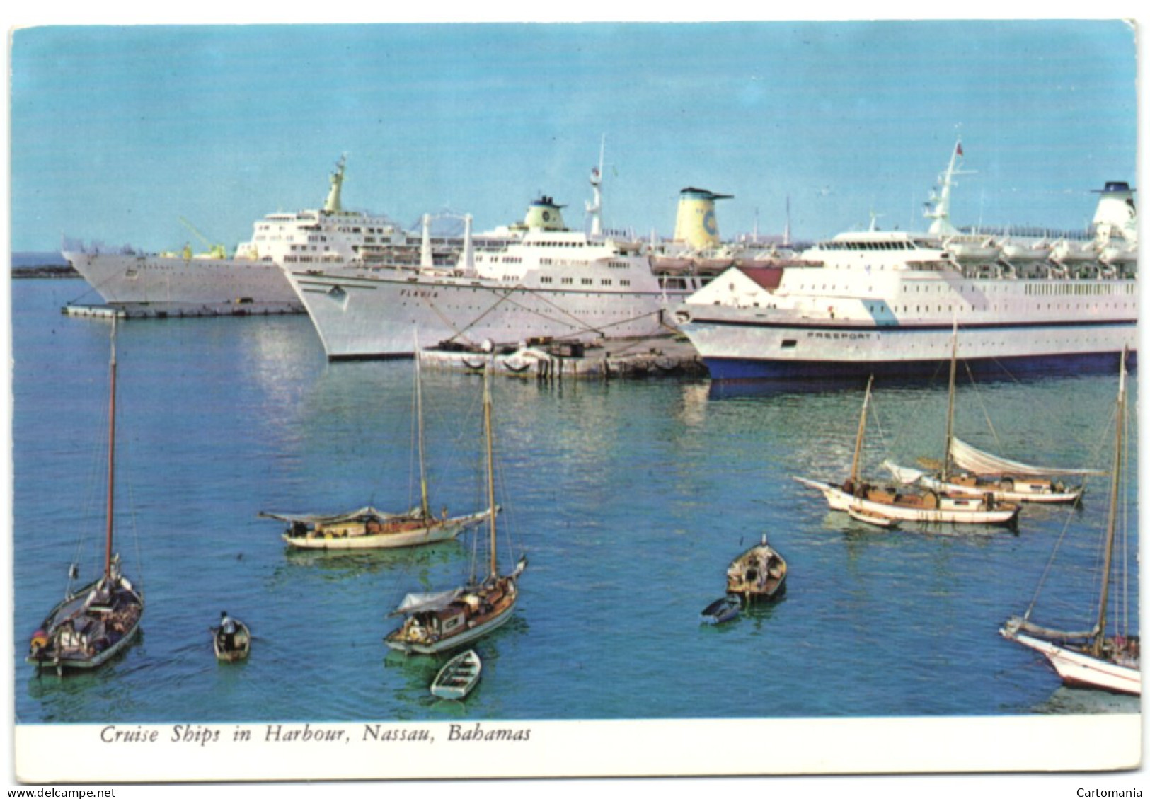 Cruise Ships In Harbour - Nassau- Bahamas - Bahama's
