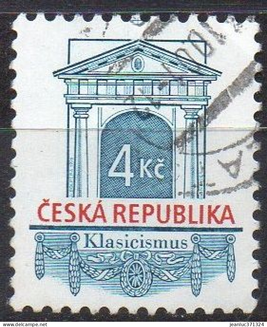 REPUBLIQUE TCHEQUE N° 116 O Y&T 1996 Style Architecturaux Fenêtre - Used Stamps