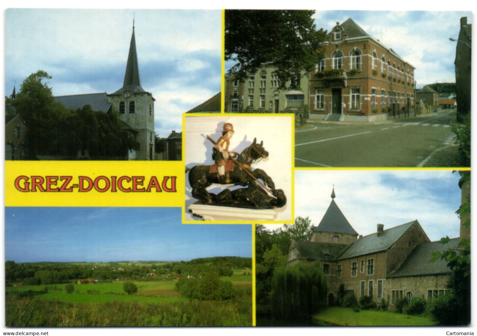 Grez-Doiceau - L'Eglise - Maison Communale - Panorama De Biez - Le Château - Grez-Doiceau