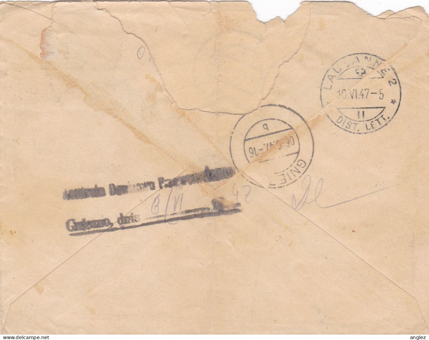 Poland - 1947 Registered Airmail Cover Gniezno To Switzerland - Sonstige & Ohne Zuordnung