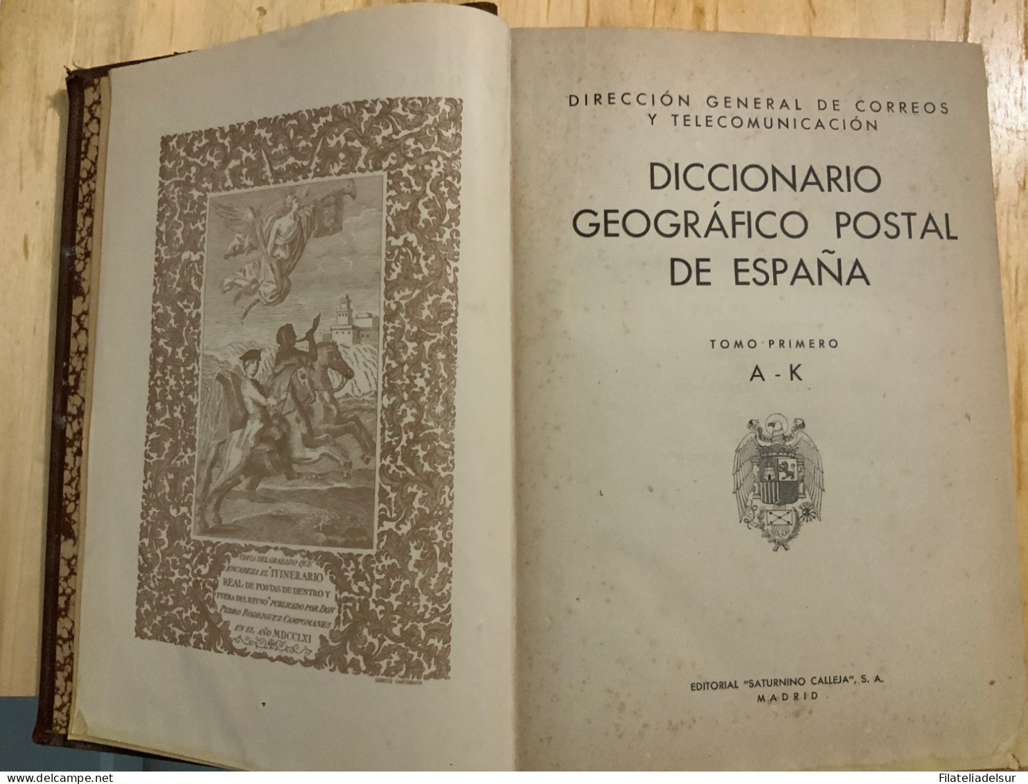 Diccionario Geografico Postal España 1942 - Otros & Sin Clasificación
