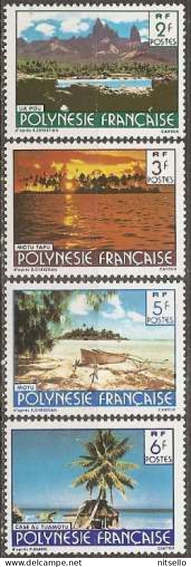 LOTE 2202A ///  (C030)  POLINESIA FRANCESA  - YVERT Nº:252 À 255 MNH**  ¡¡¡ OFERTA - LIQUIDATION - JE LIQUIDE !!! - Ungebraucht