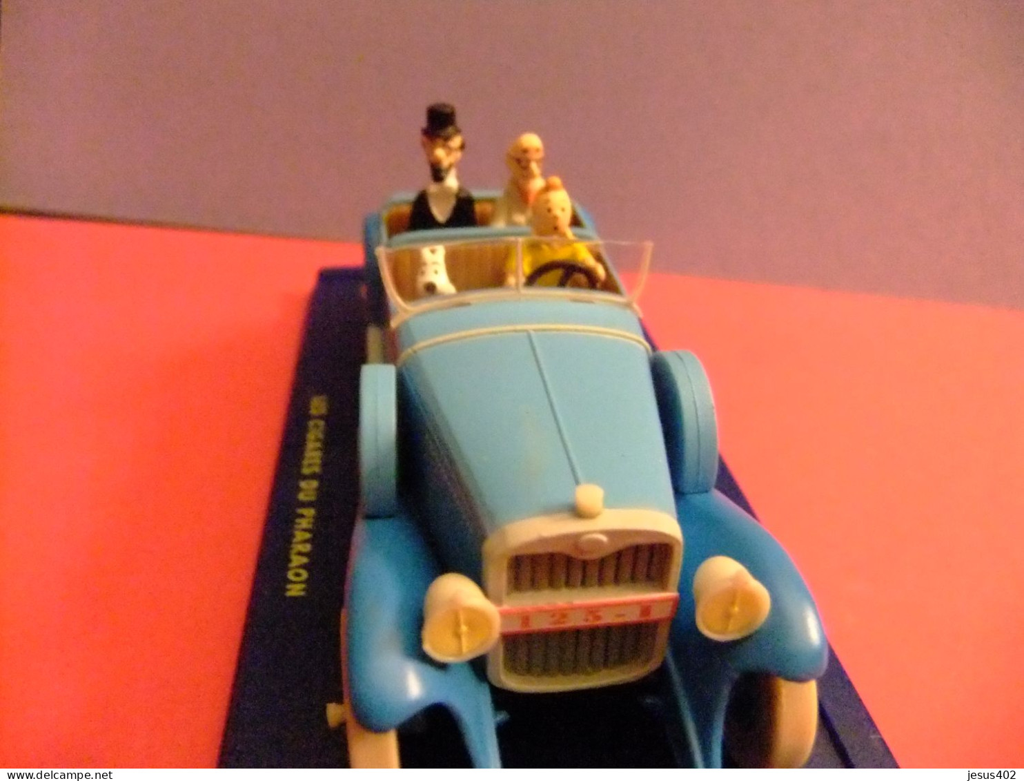 TINTIN // VOITURE LINCON TORPEDO GRAN SPORT 1930 // LES CIGARES DU PHARAON 1955 // - Tintin