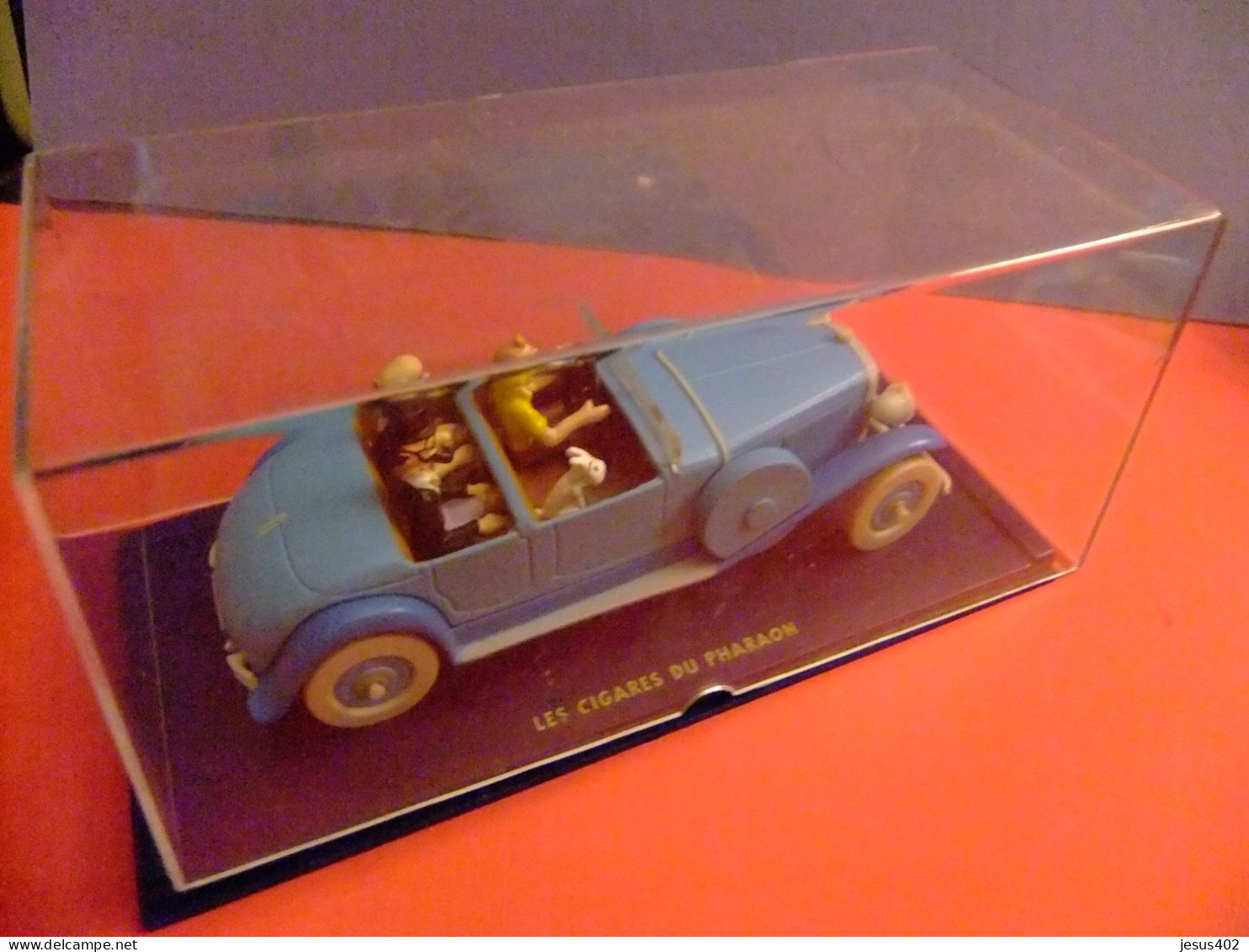 TINTIN // VOITURE LINCON TORPEDO GRAN SPORT 1930 // LES CIGARES DU PHARAON 1955 // - Tintin