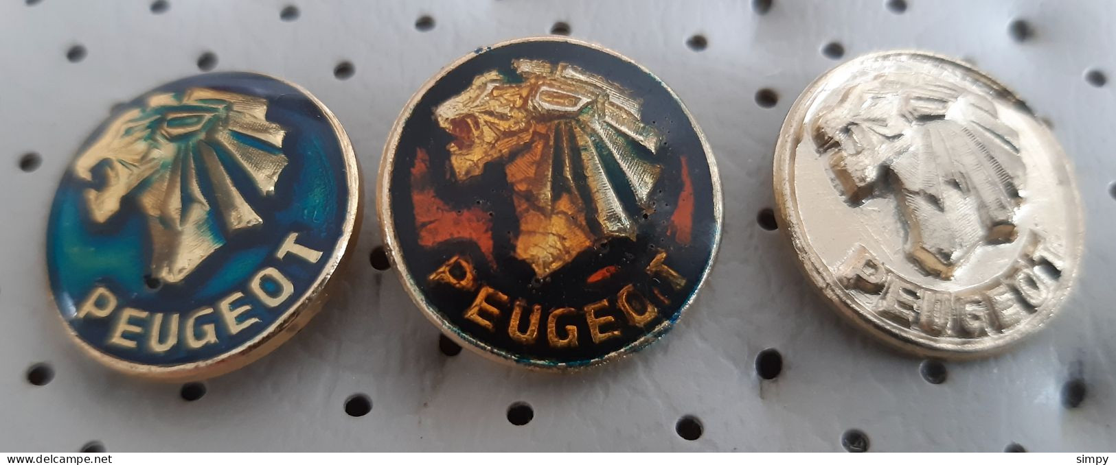 Peugeot Car Logo Vintage Pins - Peugeot