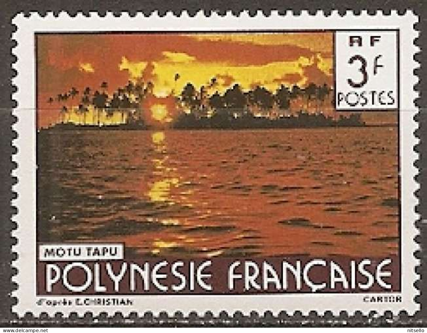 LOTE 2202A ///  (C010)  POLINESIA FRANCESA  - YVERT Nº:253 MNH**  ¡¡¡ OFERTA - LIQUIDATION - JE LIQUIDE !!! - Neufs