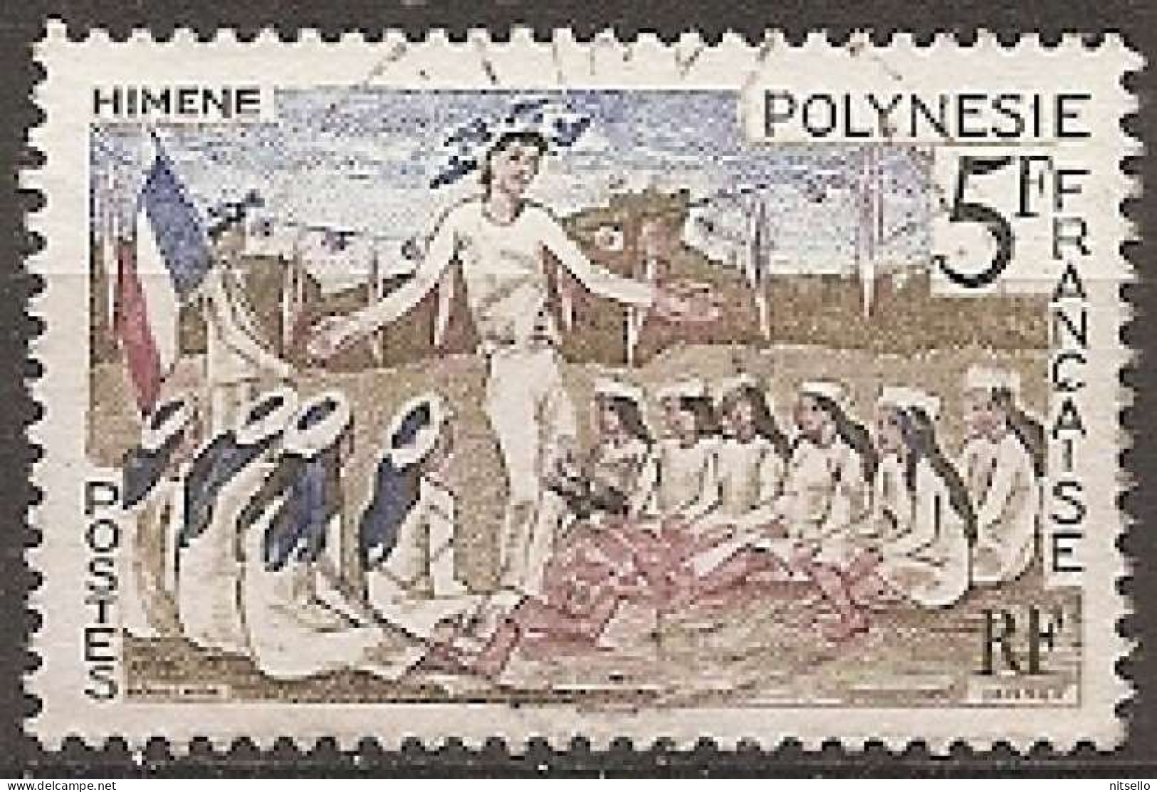 LOTE 2202A ///  (C030)  POLINESIA FRANCESA  - YVERT Nº:47   ¡¡¡ OFERTA - LIQUIDATION - JE LIQUIDE !!! - Used Stamps