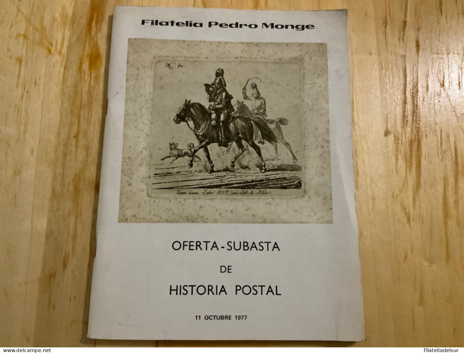 Subasta Pedro Monge 1977 - Otros & Sin Clasificación