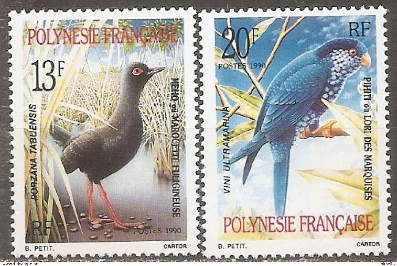 LOTE 2202A ///  (C060)  POLINESIA FRANCESA  - YVERT Nº: 360/361 MNH**   ¡¡¡ OFERTA - LIQUIDATION - JE LIQUIDE !!! - Unused Stamps