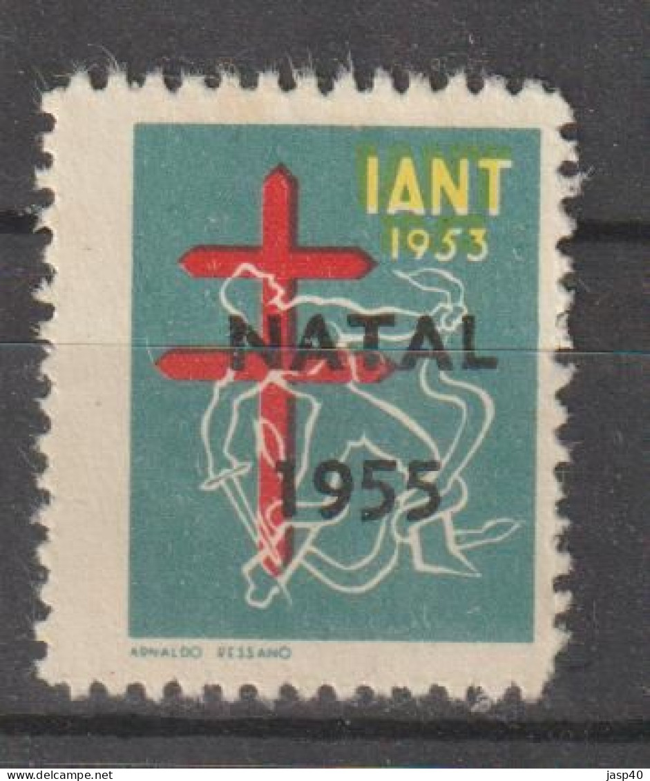 N - PORTUGAL VINHETAS TUBERCULOSOS - NOVO - MNH - SOBRECARGA "NATAL 1955" - Neufs